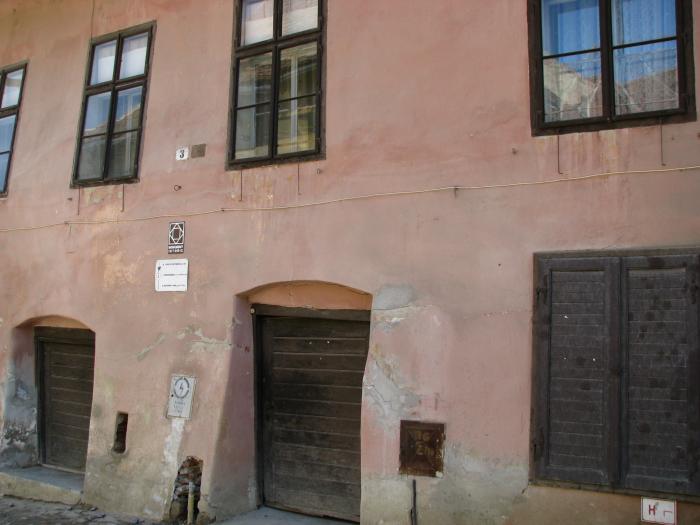 Casa Jakody - Str. Zidul Cetăţii 3, municipiul SIGHISOARA, district Mures