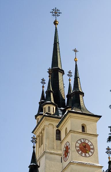 Biserica "Sf. Nicolae" cu paraclisele (Bunavestire si Inaltarea Domnului) - Piaţa Unirii 2, municipiul BRASOV, district Brasov