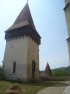 Incintă fortificată interioară, cu trei turnuri, bastion, turn de poartă